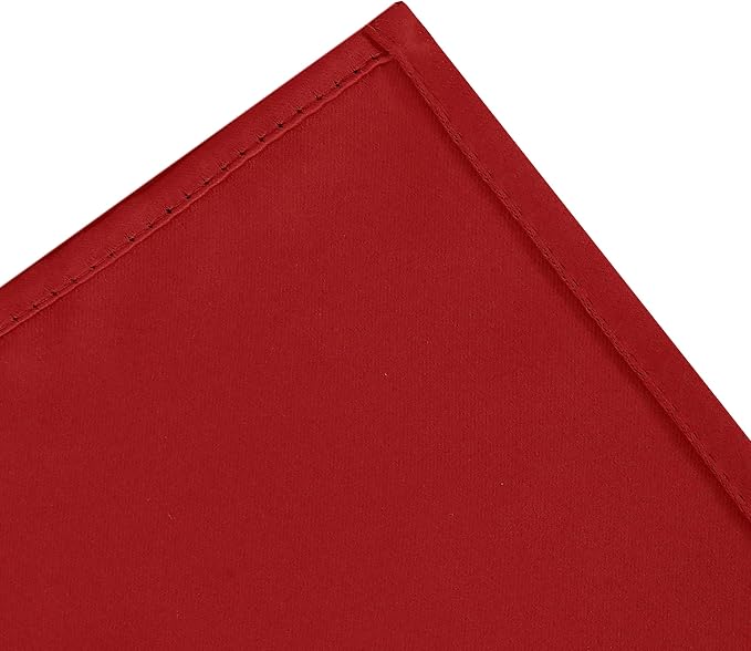 LEMOMO Blackout Curtains 52 x 95 inch/Bright Red Curtains Set of 2 - Image 8