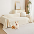 MYSKY HOME Couch Cover for Pets, Sofa Slipcover Sectional L Shape Chenille by MYSKYHOME