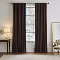 PONY DANCE Blackout Curtains 84 inch Long 2 Panels Burg by PONYDANCE