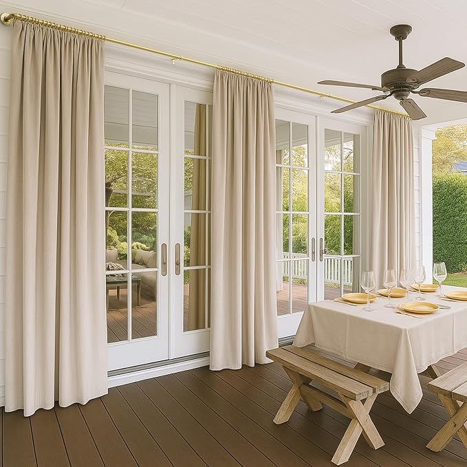 Zeerobee Curtain Rods for Windows 144 to 168, 1 Inch Industrial Wrap Around - Image 2