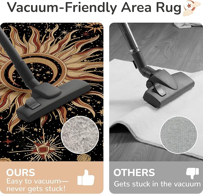 Vacuum-Friendly, 2x6 Washable Area Rug - Image 5