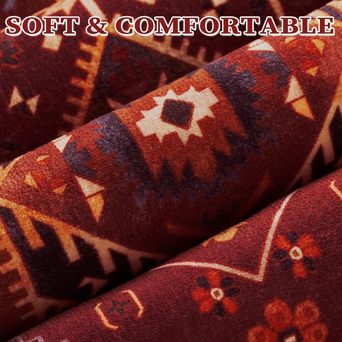 SERISSA 5x7 Washable Non Slip Boho Area Rug - Image 6