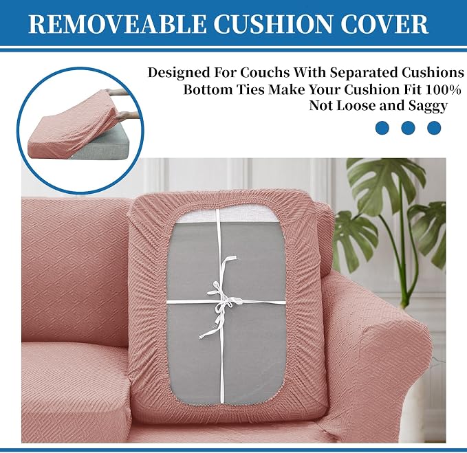 XINEAGE New 3 Pieces Couch Covers - Image 4