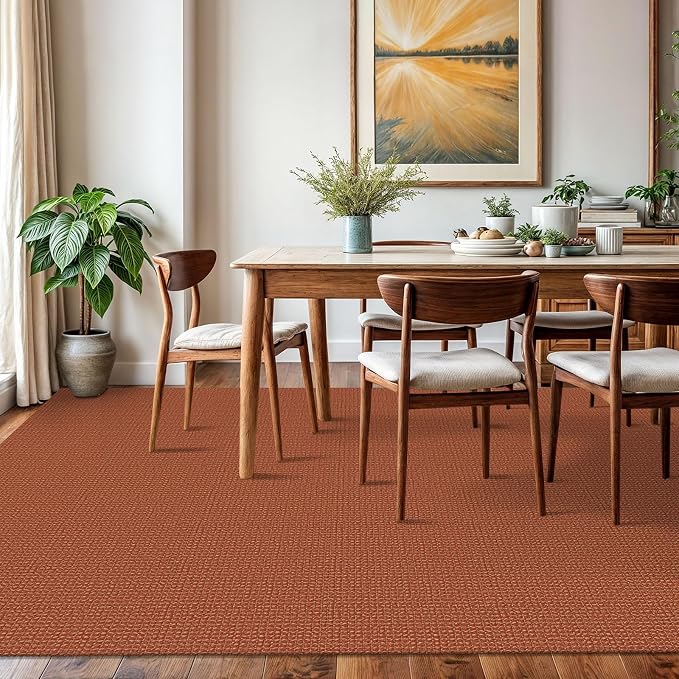 KOZYFLY Washable Area Rug 6x9 ft Rubber Backed Non Slip Rugs - Image 2