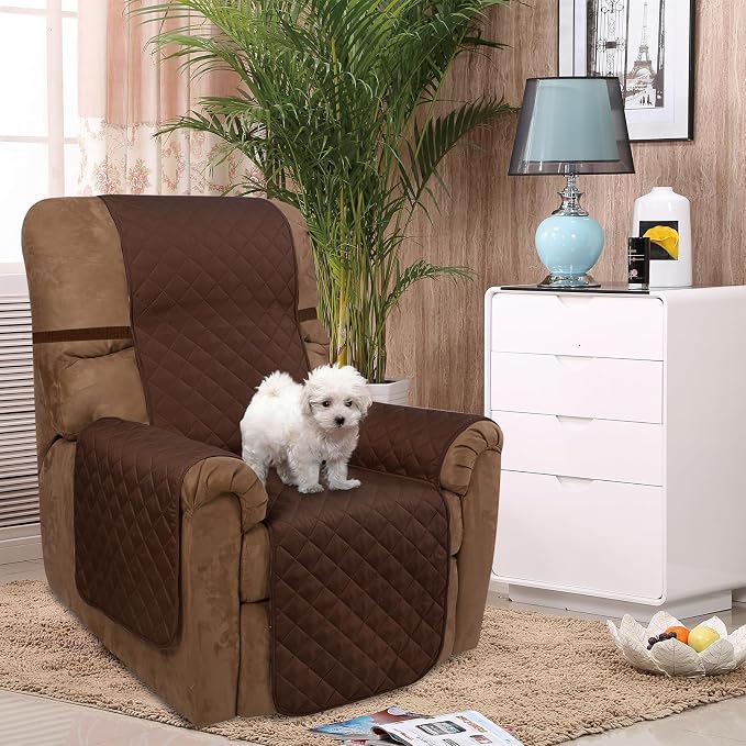 U-NICE HOME Recliner Chair Covers Reversible Chair Cover Pet Covers - Image 2