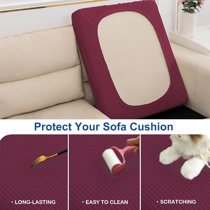 Water Resistant Sofa Seat Cushion Covers Removable Sofa Seat Covers - Image 6