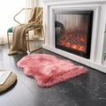 EasyJoy Ultra Soft Fluffy Shaggy Area Rug Faux Fur Rug Chair Cover Seat Pad by EasyJoy