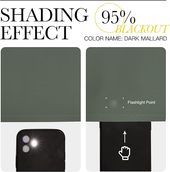 NICETOWN Blackout Curtain Panels, Home Decoration Thermal Insulated Solid - Image 5
