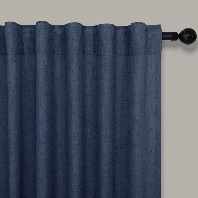 Pitalk Navy Curtains 54 Inch Length - Image 2