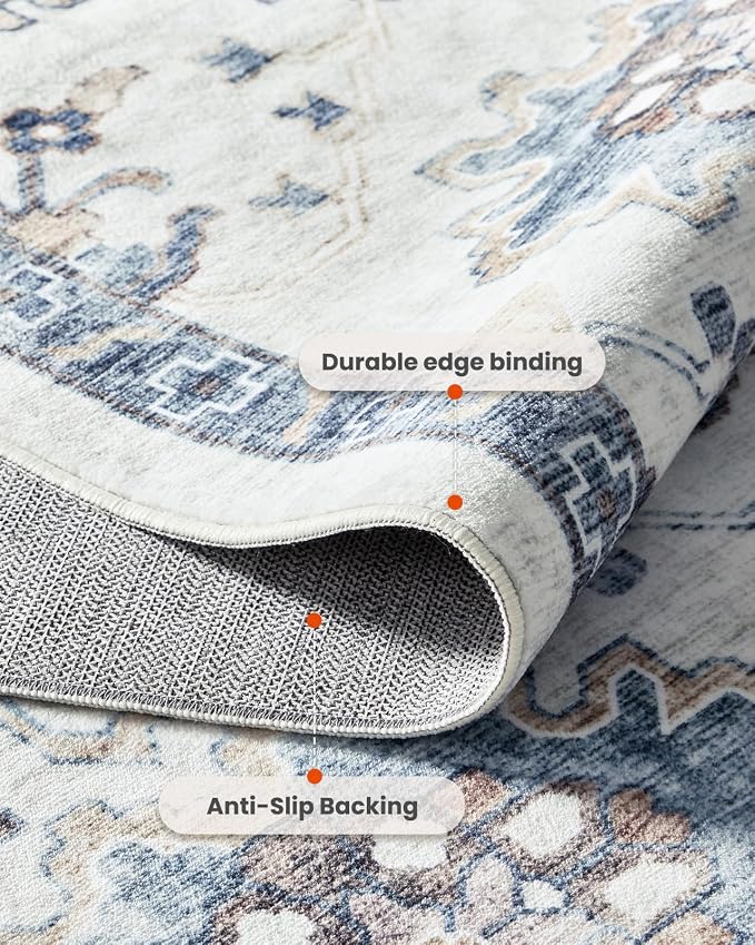 AMADA HOMEFURNISHING 6x9 Area Rugs, Vintage Rugs - Image 7