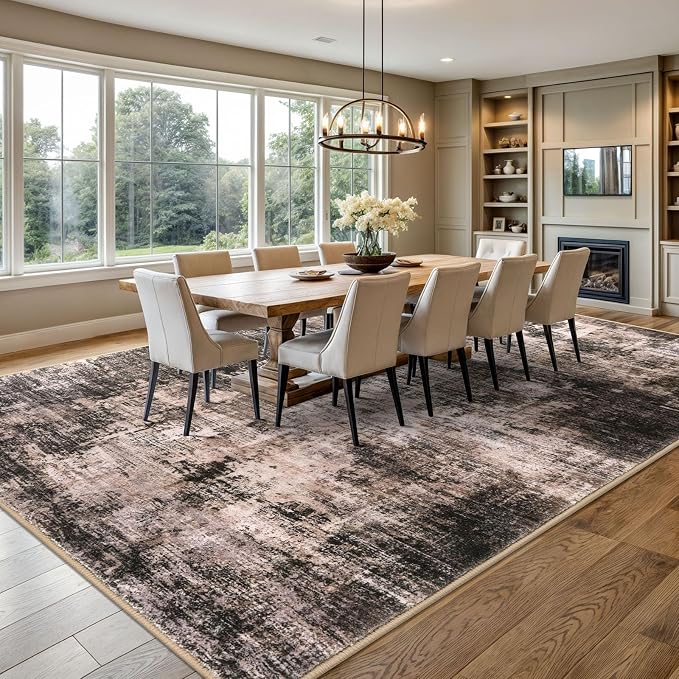IOHOUZE Abstract Area Rugs 9x12 Ft Washable Large Rugs - Image 2