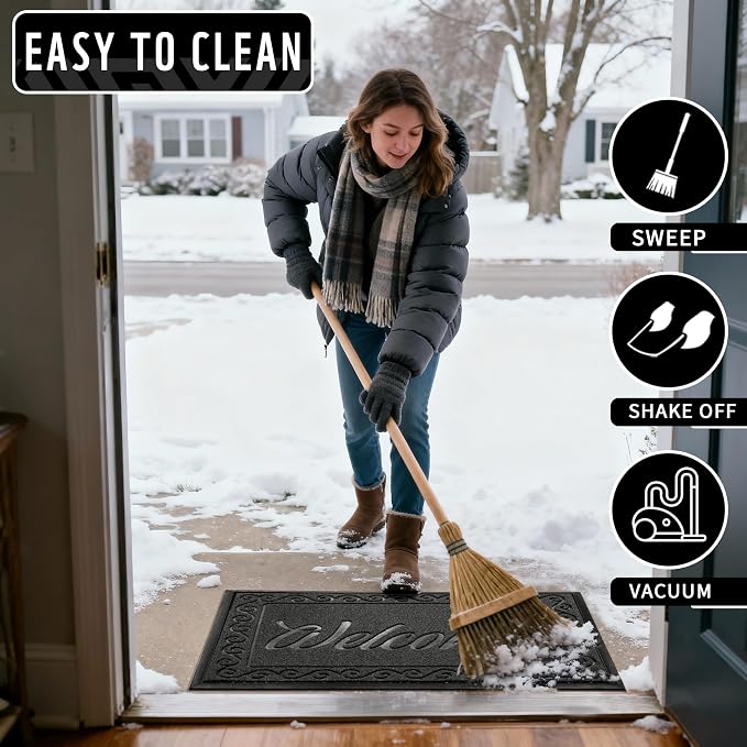 Yimobra Welcome Mat, Heavy Duty Durable Door Mats - Image 6
