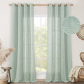 LAMIT Living Room Linen Curtains 95 Inch by LAMIT