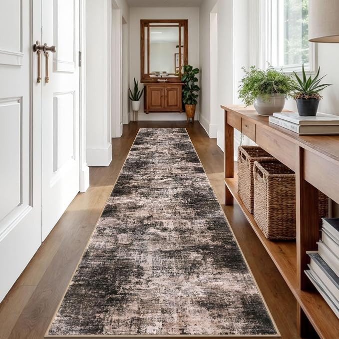 IOHOUZE Abstract Runner Rug 2x12 Ft Washable Runners - Image 7