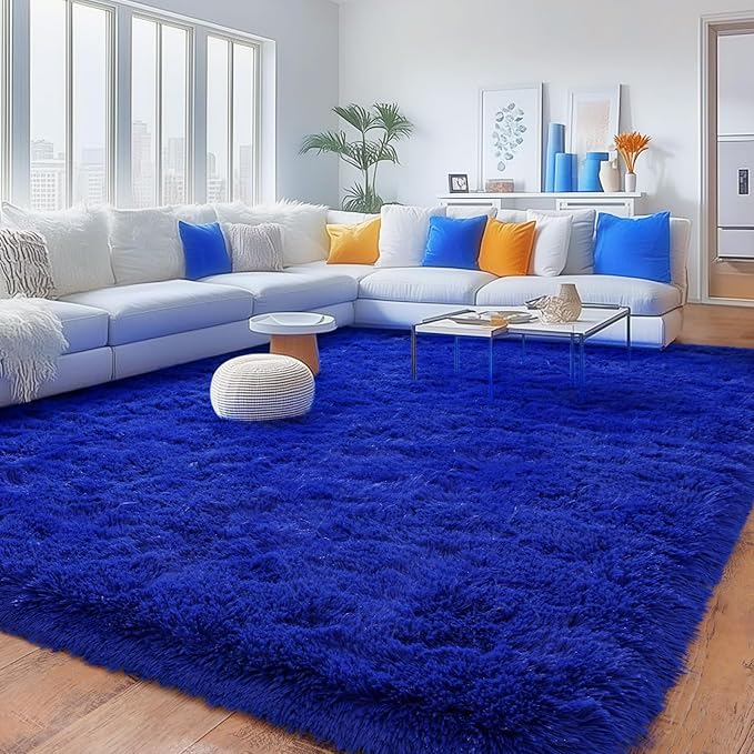 Rugs for Living Room 6x9, Soft Shaggy Modern Shag Area Rug for Bedroom - Image 2