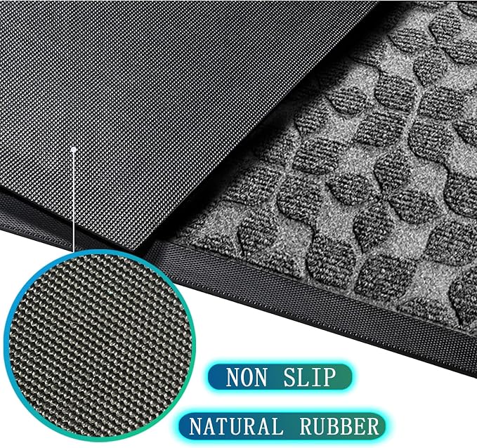 Bulijojo Sturdy Front Entrance Doormats, Durable Heavy Duty Welcome Mat - Image 2