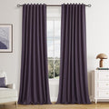 Guken 100% Blackout Curtains 84 Inch Length 2 Panels Set by Guken