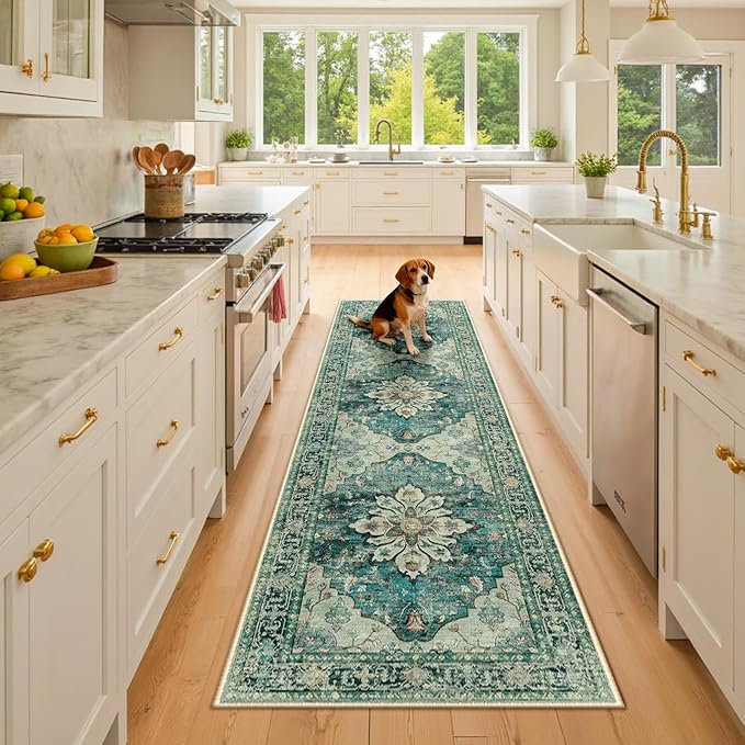 Area Rugs 2'x8' Runner Rug Non Slip Washable by RELEANY