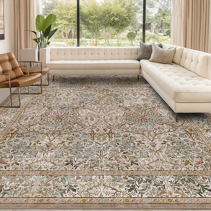 Washable 9x12 Living Room Rug - Image 6