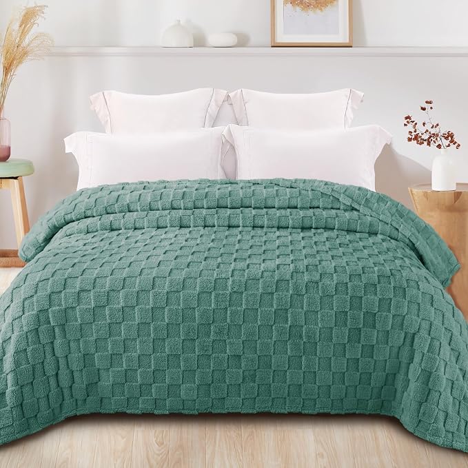 Exclusivo Mezcla Queen Size Flannel Fleece Blanket, Super Soft and Warm - Image 3