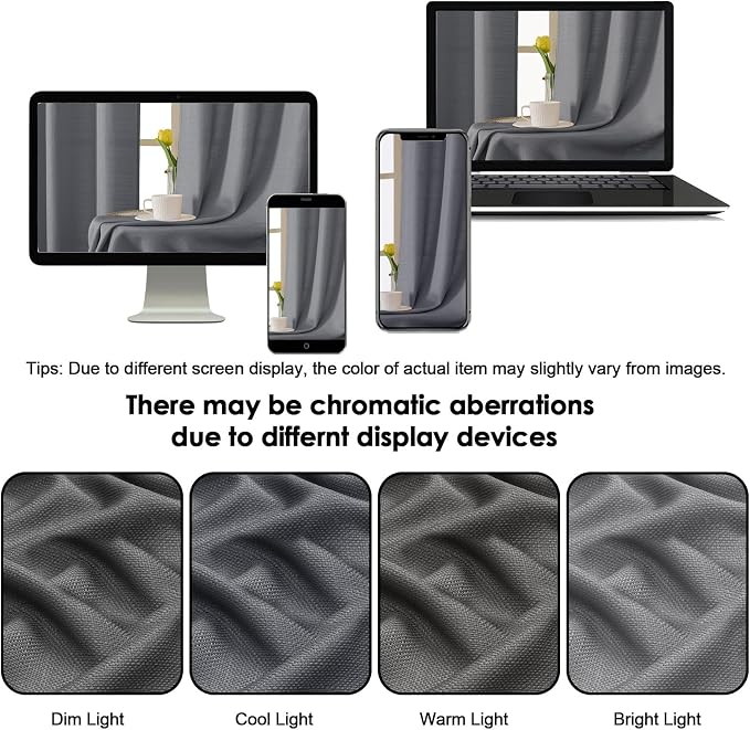 OWENIE Bob 1 PCS Dark Grey Valances - Image 7