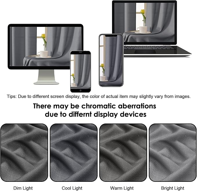 OWENIE Bob 1 PCS Dark Grey Valances - Image 7