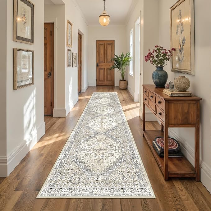 Hallway Runner Rug 2x12, Extra Long Washable Runner Rugs - Image 5