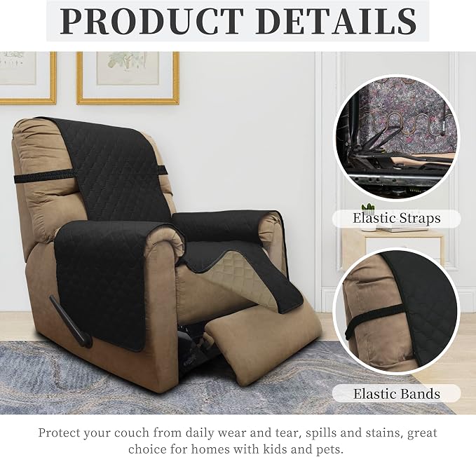 ISSUNTEX Double Protection 100% Waterproof Recliner Covers - Image 5