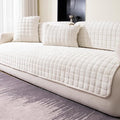 Velvet Couch Cover, Washable Sectional Sofa Cover, Anti Slip Sofa Slipcovers by MDSASFD