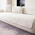 Velvet Couch Cover, Washable Sectional Sofa Cover, Anti Slip Sofa Slipcover by MDSASFD