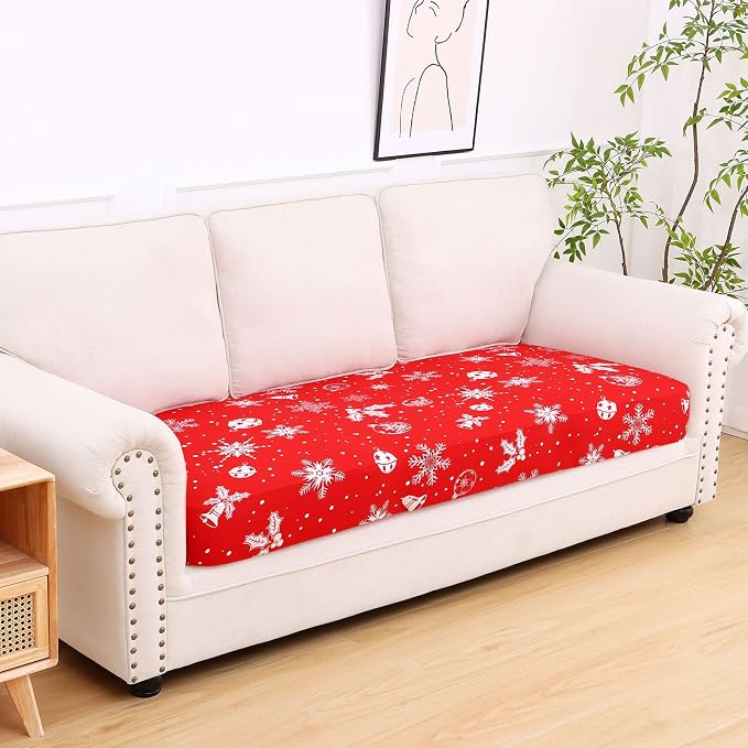 hyha Printed Couch Cushion Covers, Floral Sofa Covers Washable - Image 7