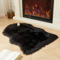 AMTOVO Faux Fur Rug, Fluffy Sheepskin Rug, Fuzzy Ultra Soft 2 x 3 ft Shag Rugs by AMTOVO