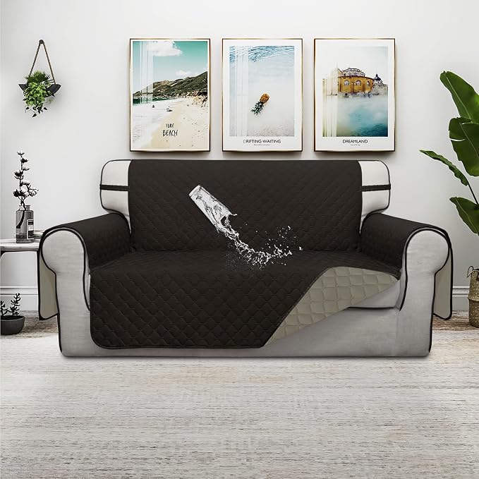 ISSUNTEX Double Protection 100% Waterproof Loveseat Sofa Covers - Image 2
