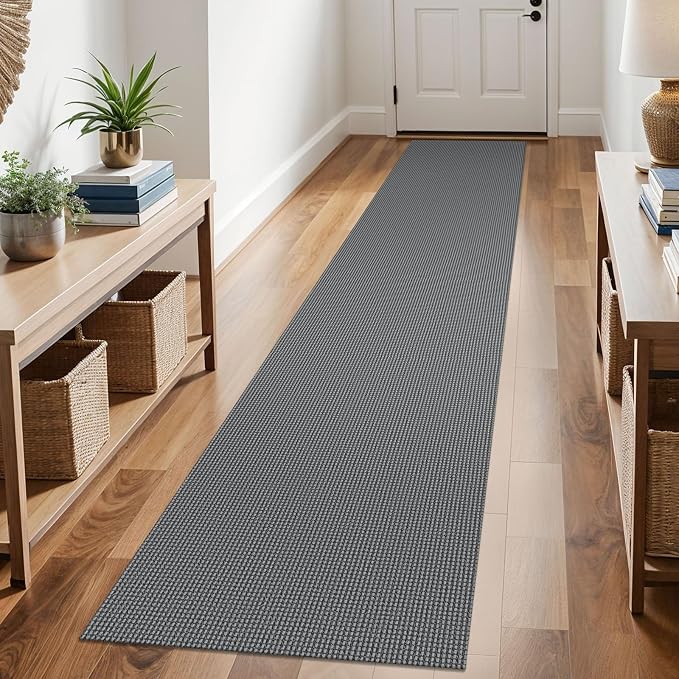 KOZYFLY Runners for Hallways 2x10 ft Washable Kitchen Runner Non Slip Rubber by KOZYFLY