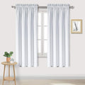 DWCN Greyish White Room Darkening Blackout Curtains by DWCN