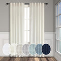 Natural Linen Extra Long Curtains 9 FT by Pitalk