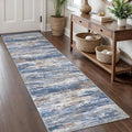 KOZYFLY Modern Abstract Hallway Runner Rug, 2x8 Kitchen Rugs Non-Slip Washable by KOZYFLY