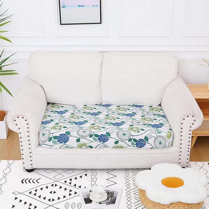 Smiry Printed Couch Cushion Covers, Stretch Soft Couch Covers - Image 5