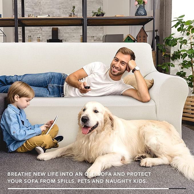 ZNSAYOTX Stretch Oversized Couch Cover Universal Sofa Covers - Image 2