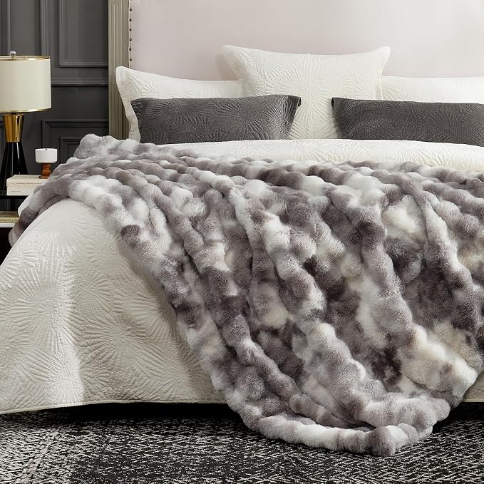 Cozy Bliss Faux Fur Throw Blanket - Image 6