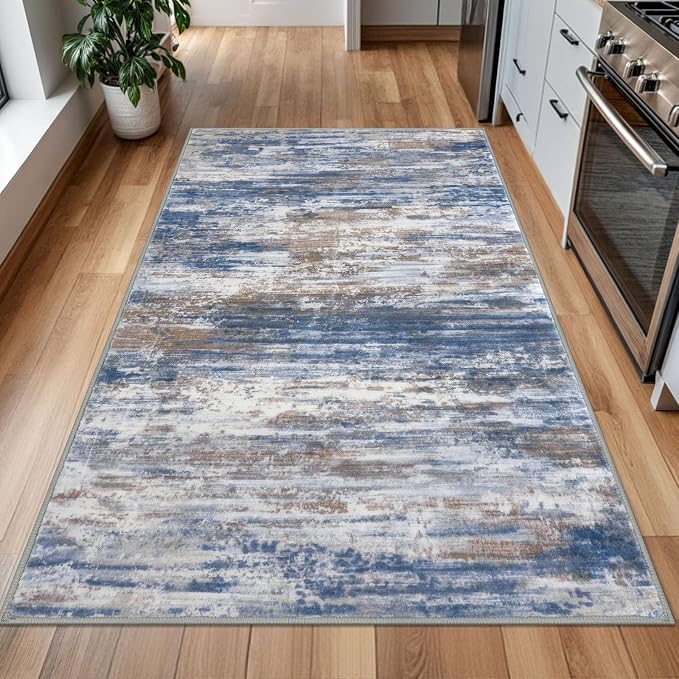 KOZYFLModern Abstract 4x6 Ft Washable Large Rugs - Image 4