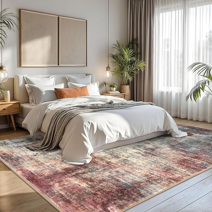 IOHOUZE Abstract Area Rugs 8x10 Ft Washable Large Rugs - Image 8