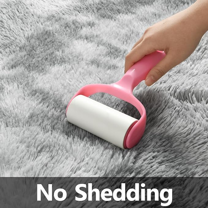 Large Shag Area Rugs 8 x 10, Tie-Dyed Plush Fuzzy Rugs - Image 5