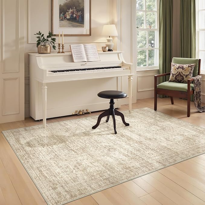 3x5 Washable Area Rug for Entryway, Soft Kitchen Rugs Non Slip for Dining Room - Image 5