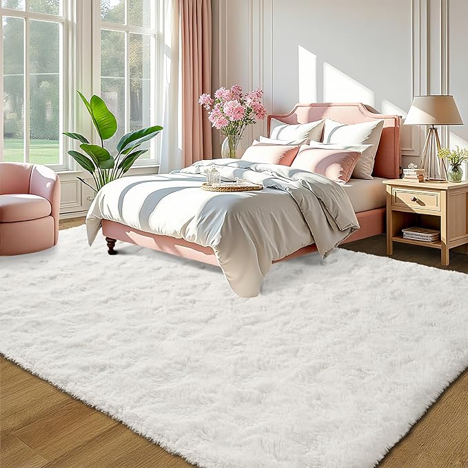LOCHAS Ultra Soft Indoor Modern Area Rugs Fluffy Living Room Carpets - Image 2