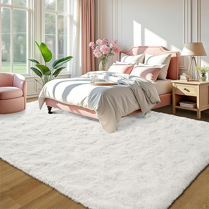 LOCHAS Ultra Soft Indoor Modern Area Rugs Fluffy Living Room Carpets - Image 3