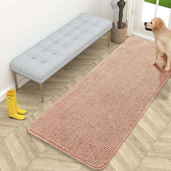 OLANLY Dog Door Mat for Muddy Paws 59x24, Absorbs Moisture and Dirt, Absorbent by OLANLY