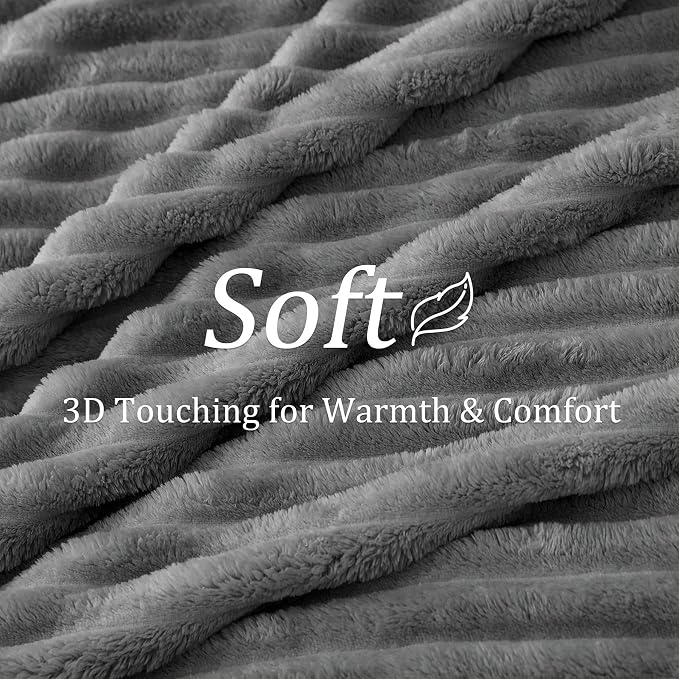 BEDELITE King Size Blanket for Bed, 300GSM Soft & Warm Fleece Blanket, - Image 4