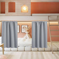 RYB HOME Half Curtain Tiers 36 inch Length, Rod Pocket Summer Heat Blocking by RYBHOME