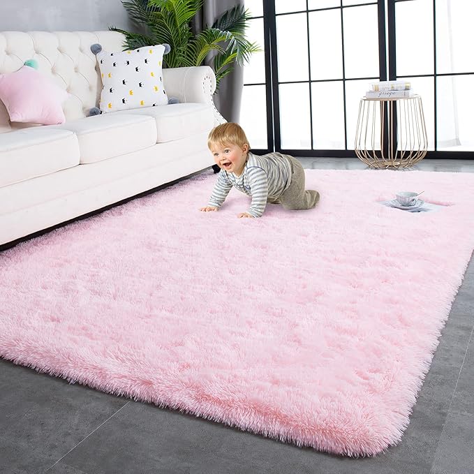 TWINNIS Super Soft Shaggy Rugs Fluffy Carpets, 5x8 Feet, Indoor Modern Plush by TWINNIS